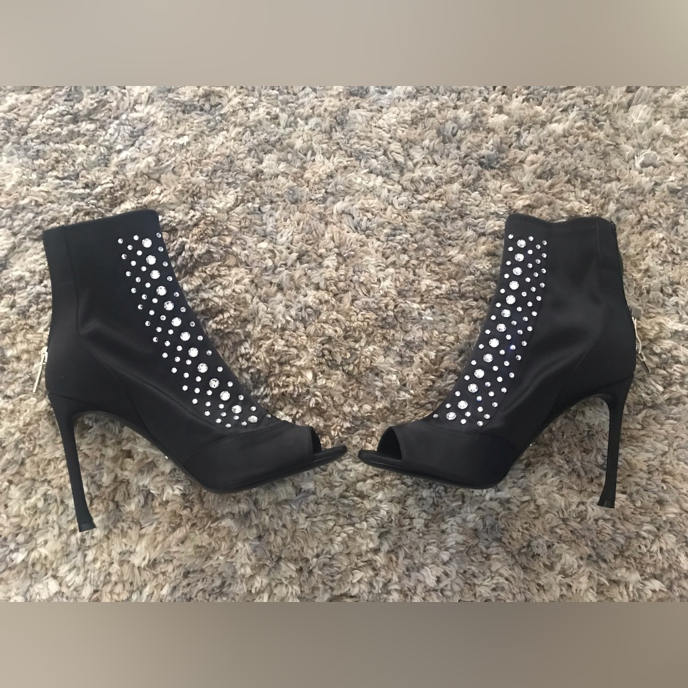 Authentic Dior open toe boots